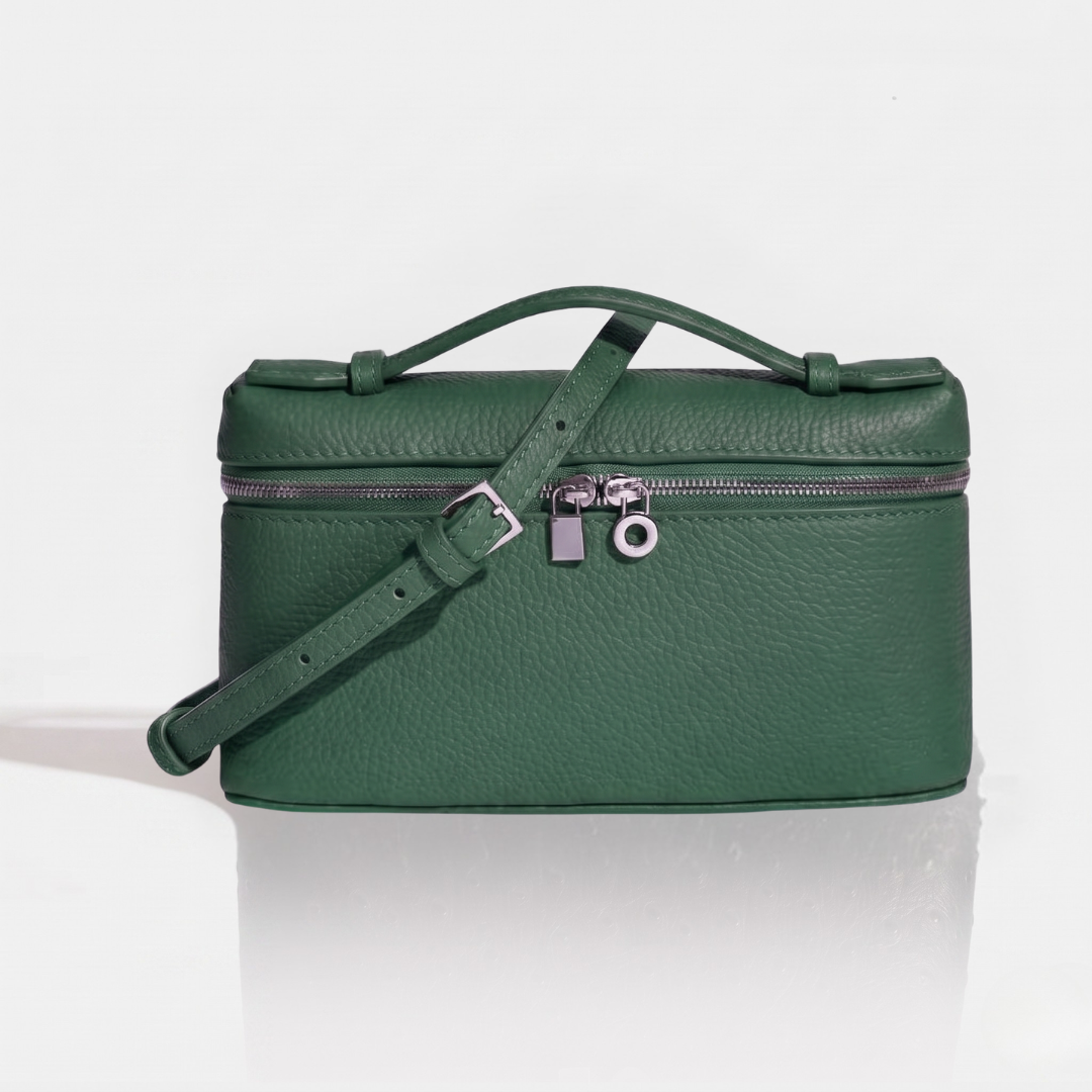 Sac cuir Léna "Émeraude"