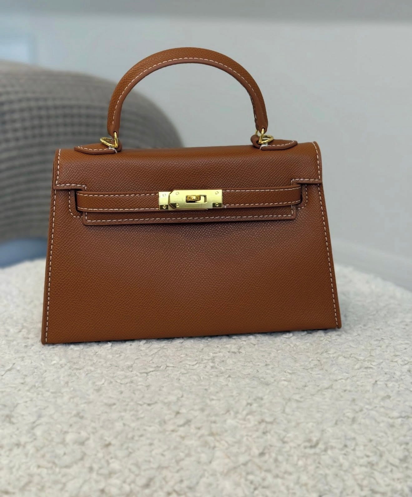 Sac cuir Vitoria "camel"