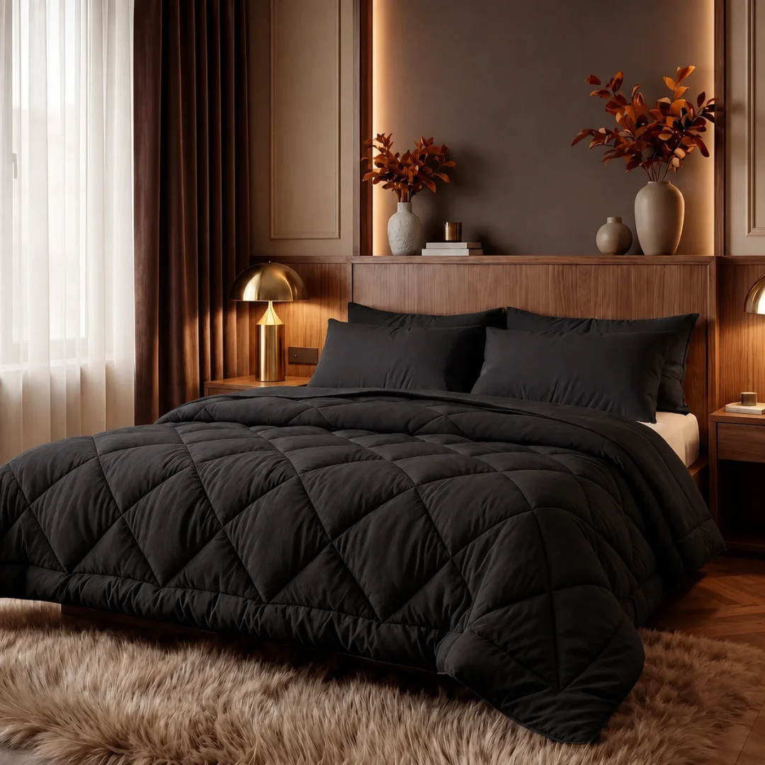 Couette Toutes Saisons 2-en-1 — Couette & Housse Réunies