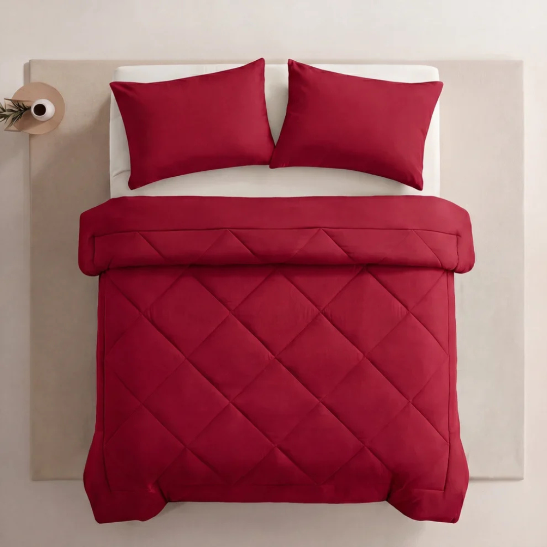 Couette Toutes Saisons 2-en-1 — Couette & Housse Réunies
