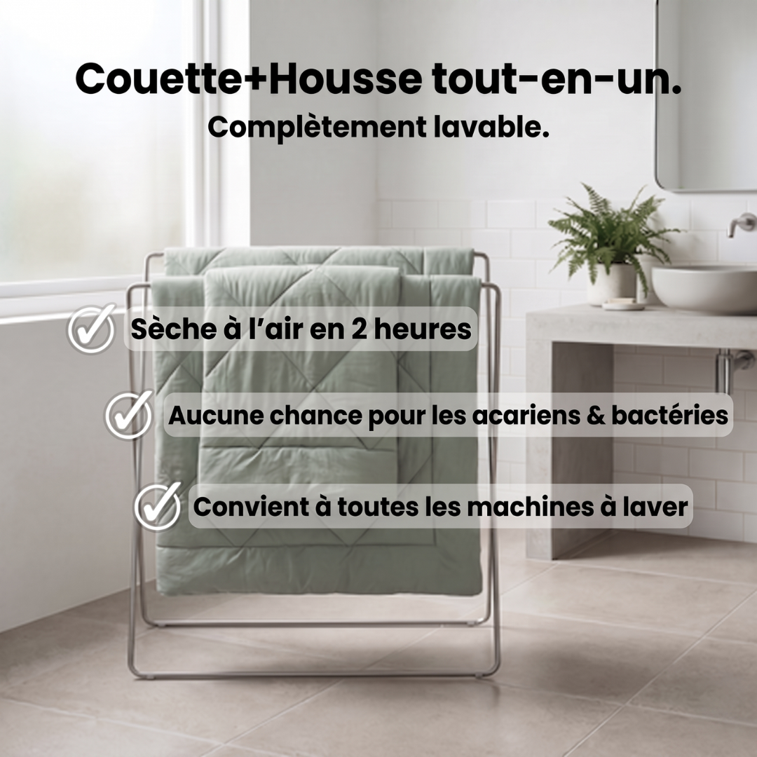 Couette Toutes Saisons 2-en-1 — Couette & Housse Réunies