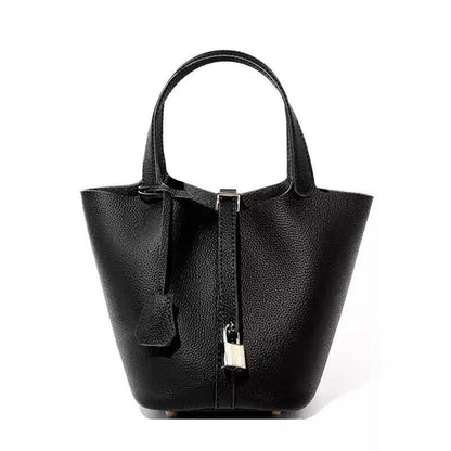 Sac cuir Moka "noir"
