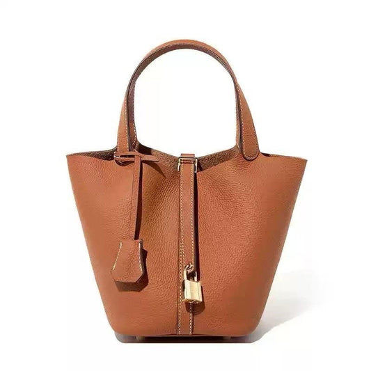 Sac cuir Moka "camel"