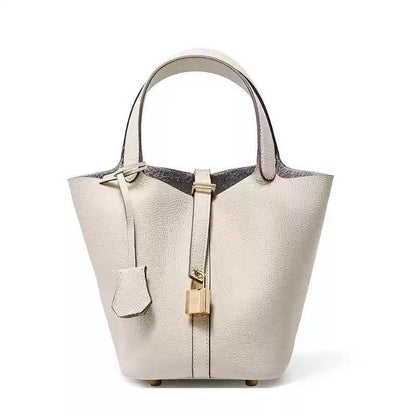 Sac cuir Moka "crème"