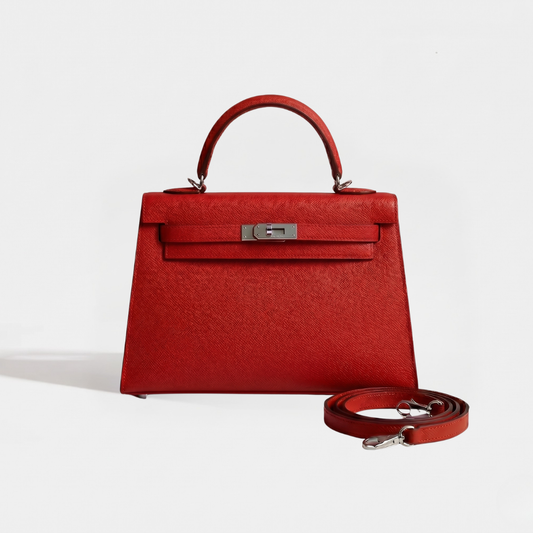 Sac cuir Vitoria "rouge"