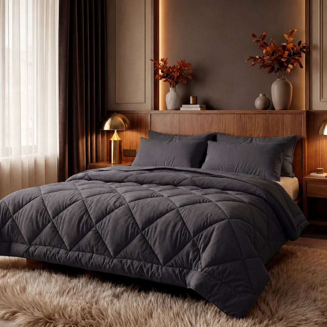 Couette Toutes Saisons 2-en-1 — Couette & Housse Réunies