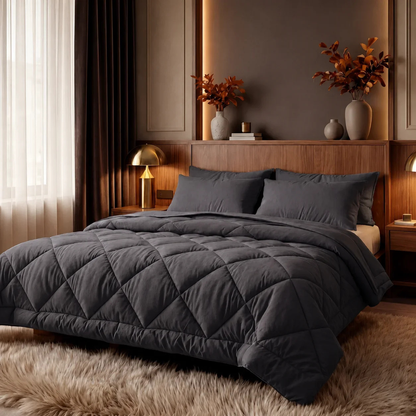 Couette Toutes Saisons 2-en-1 — Couette & Housse Réunies