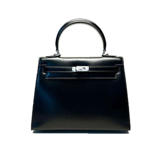 Sac cuir Vitoria "Noir LISSE"