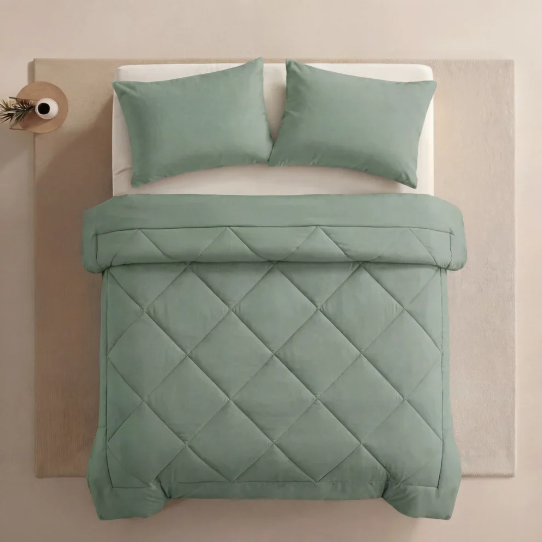 Couette Toutes Saisons 2-en-1 — Couette & Housse Réunies