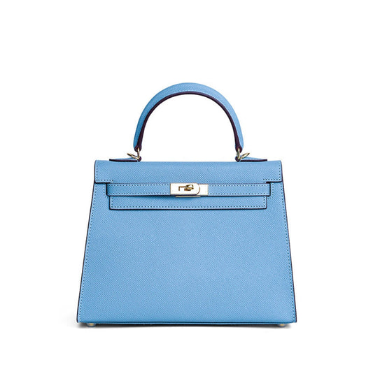 Sac cuir Vitoria "Azur"