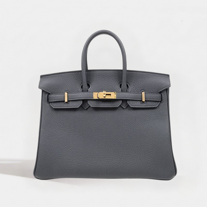 Sac cuir Alya "Gris"