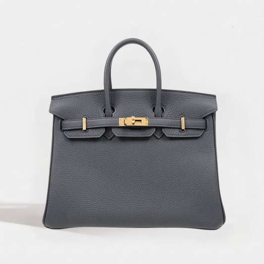 Sac cuir Alya "Gris"