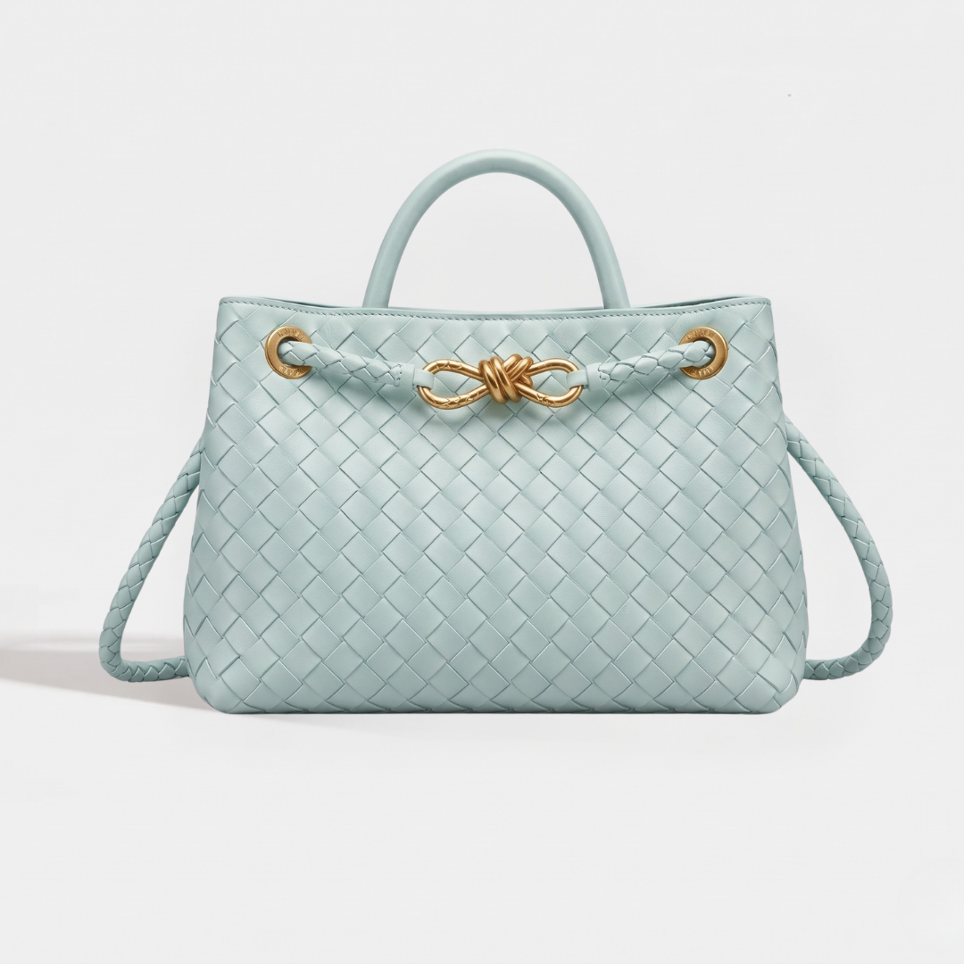 Sac cuir Palma "baby blue"