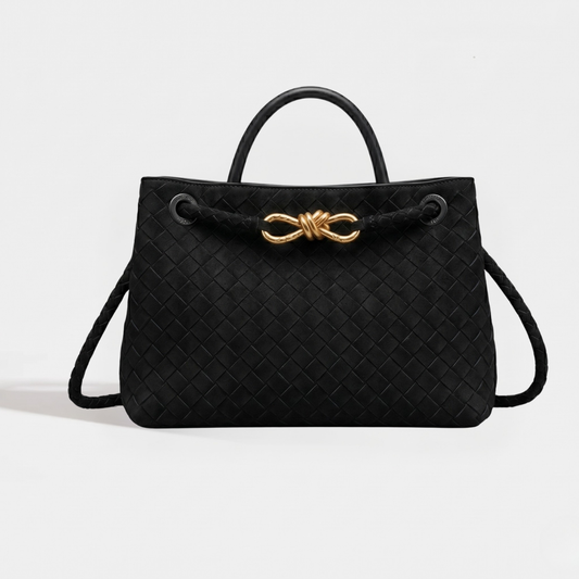 Sac cuir Palma "noir suède"
