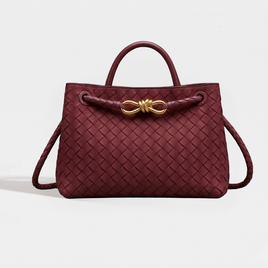Sac cuir Palma "cerise suède"