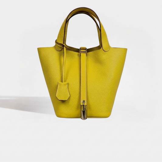 Sac cuir Moka "jaune"