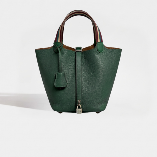 Sac cuir Moka "vert"