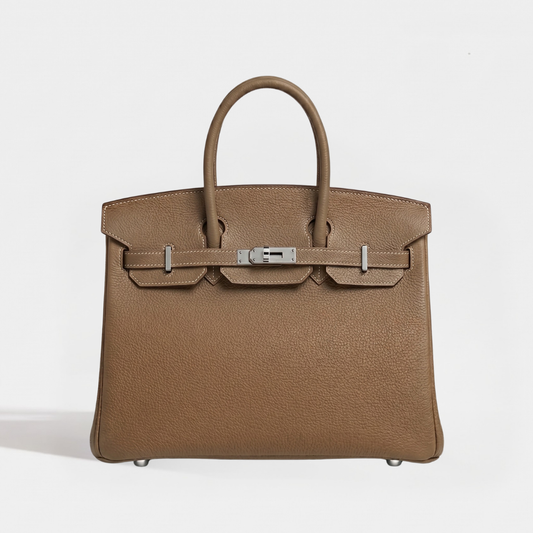 Sac cuir Tiya "gris éléphant"