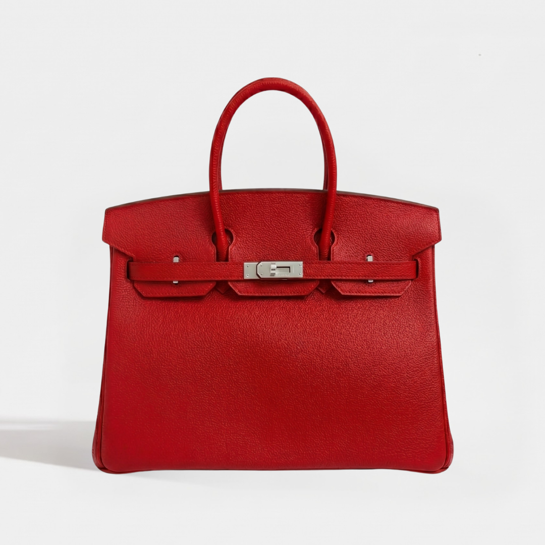 Sac cuir Tiya "rouge"