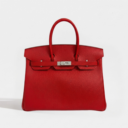 Sac cuir Alya "rouge"