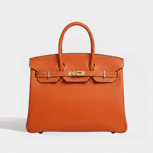 Sac cuir Tiya "orange"
