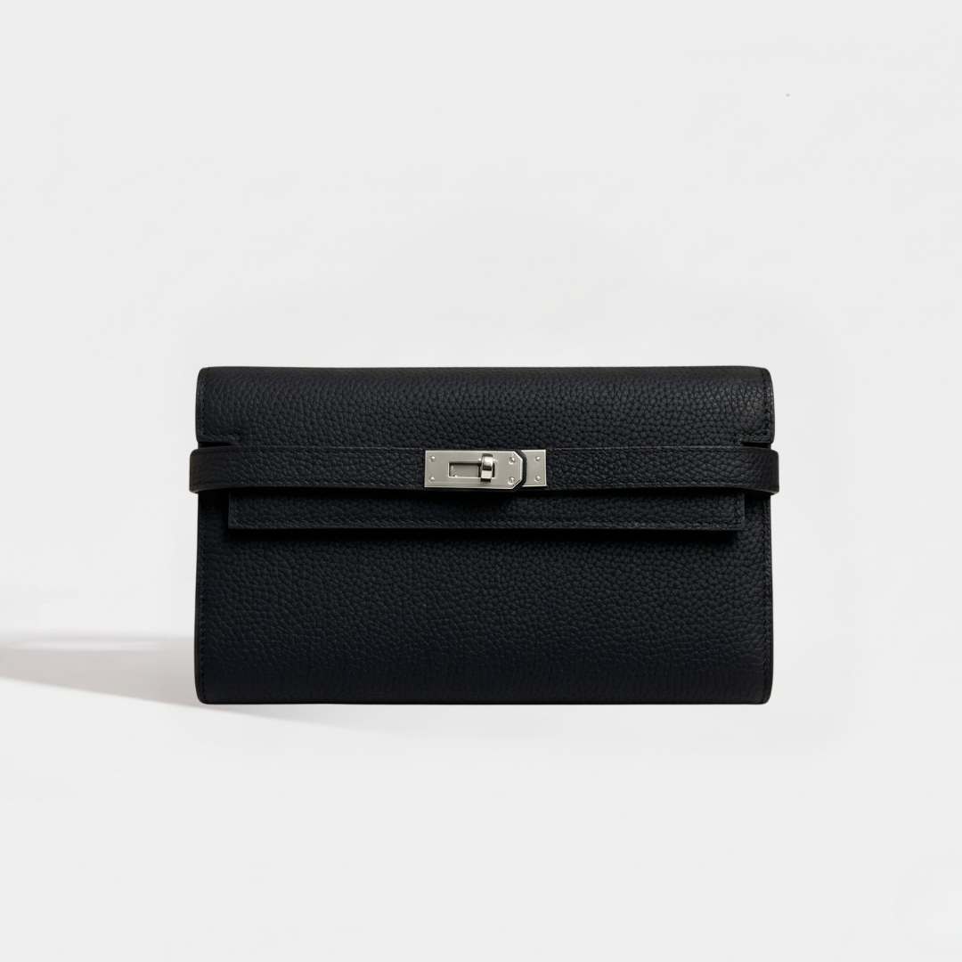 Portefeuille Seykia noir argent