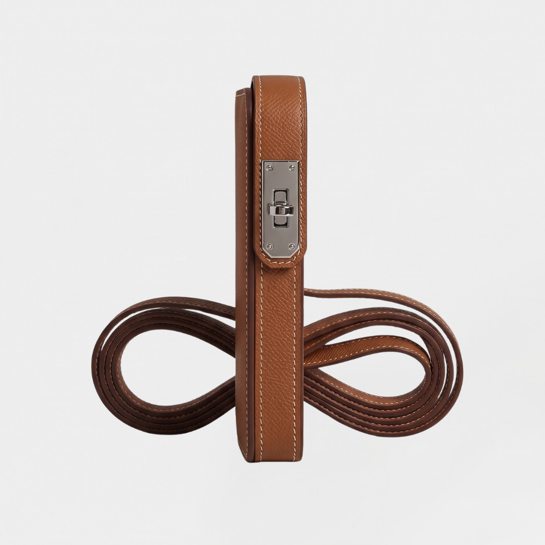 Étui de téléphone bandoulière camel