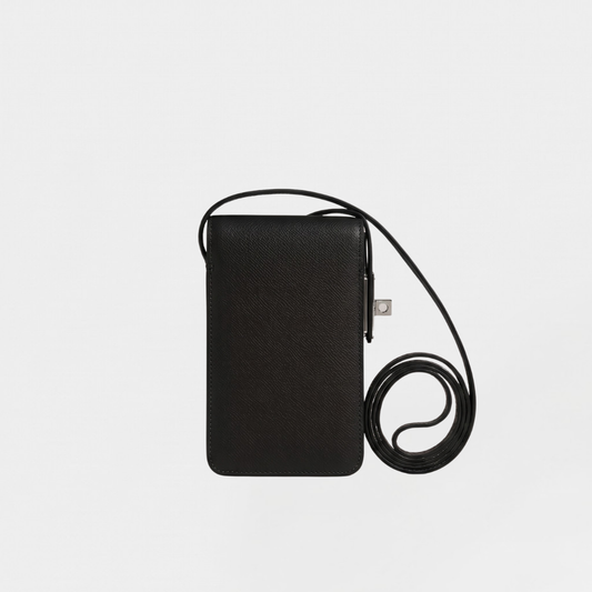 Étui de téléphone bandoulière Noir
