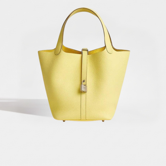 Sac cuir Moka "jaune"