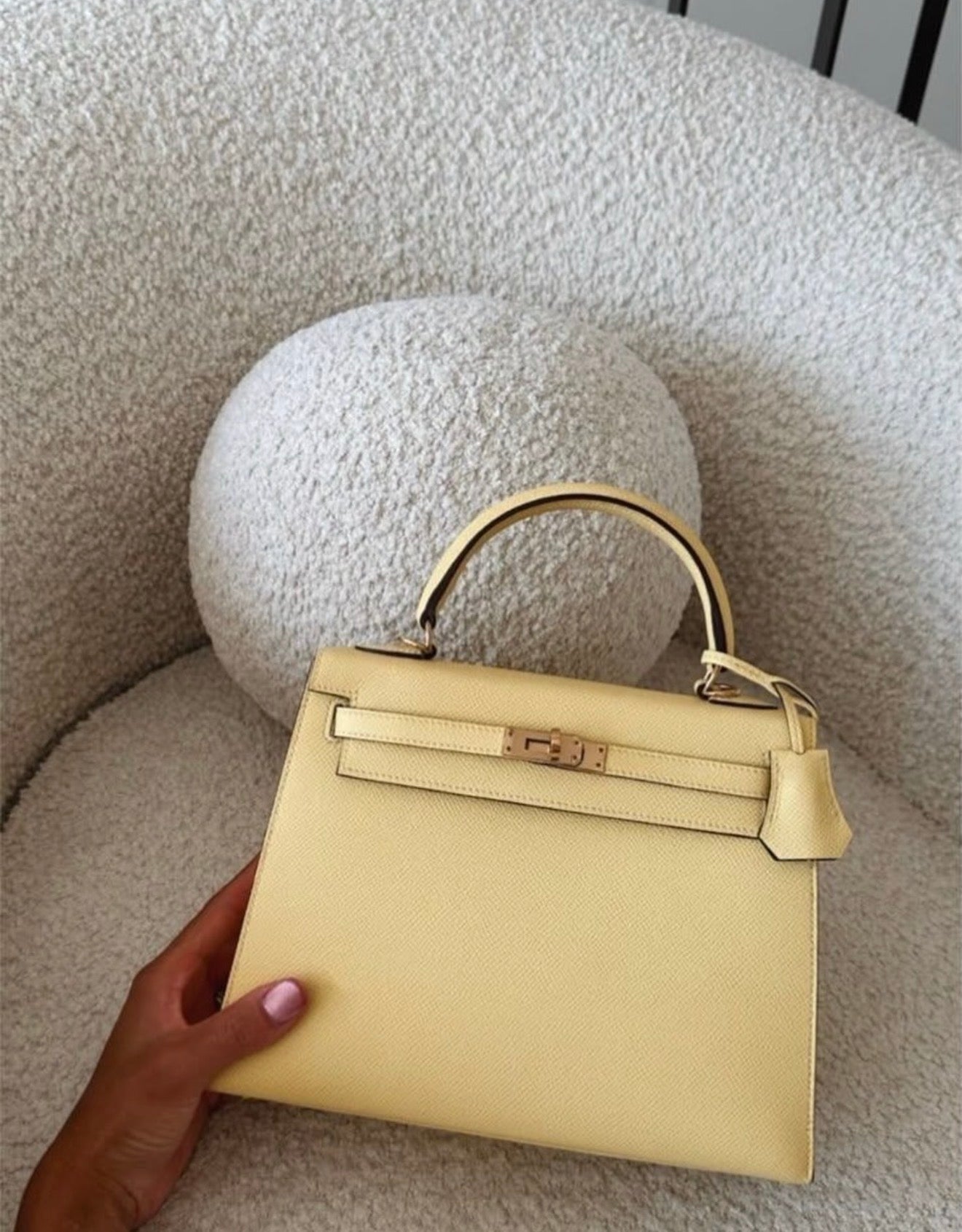 Sac cuir Vitoria "Lemon"