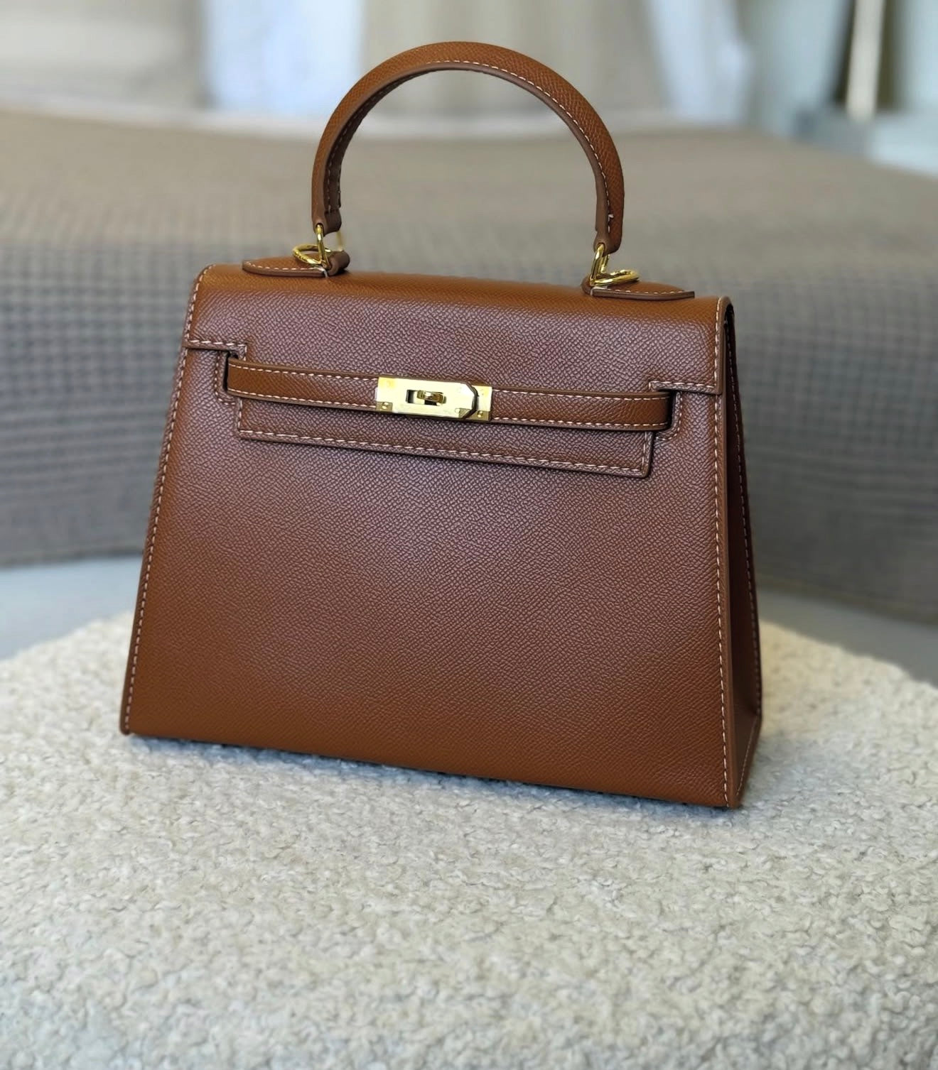 Sac cuir Vitoria "camel"