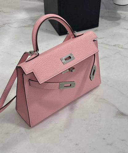 Sac cuir Vitoria "rose"
