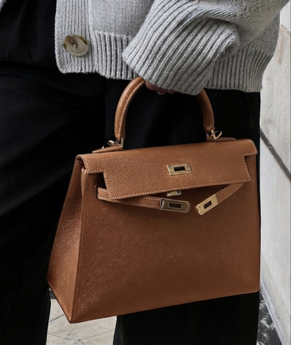 Sac cuir Vitoria "camel"