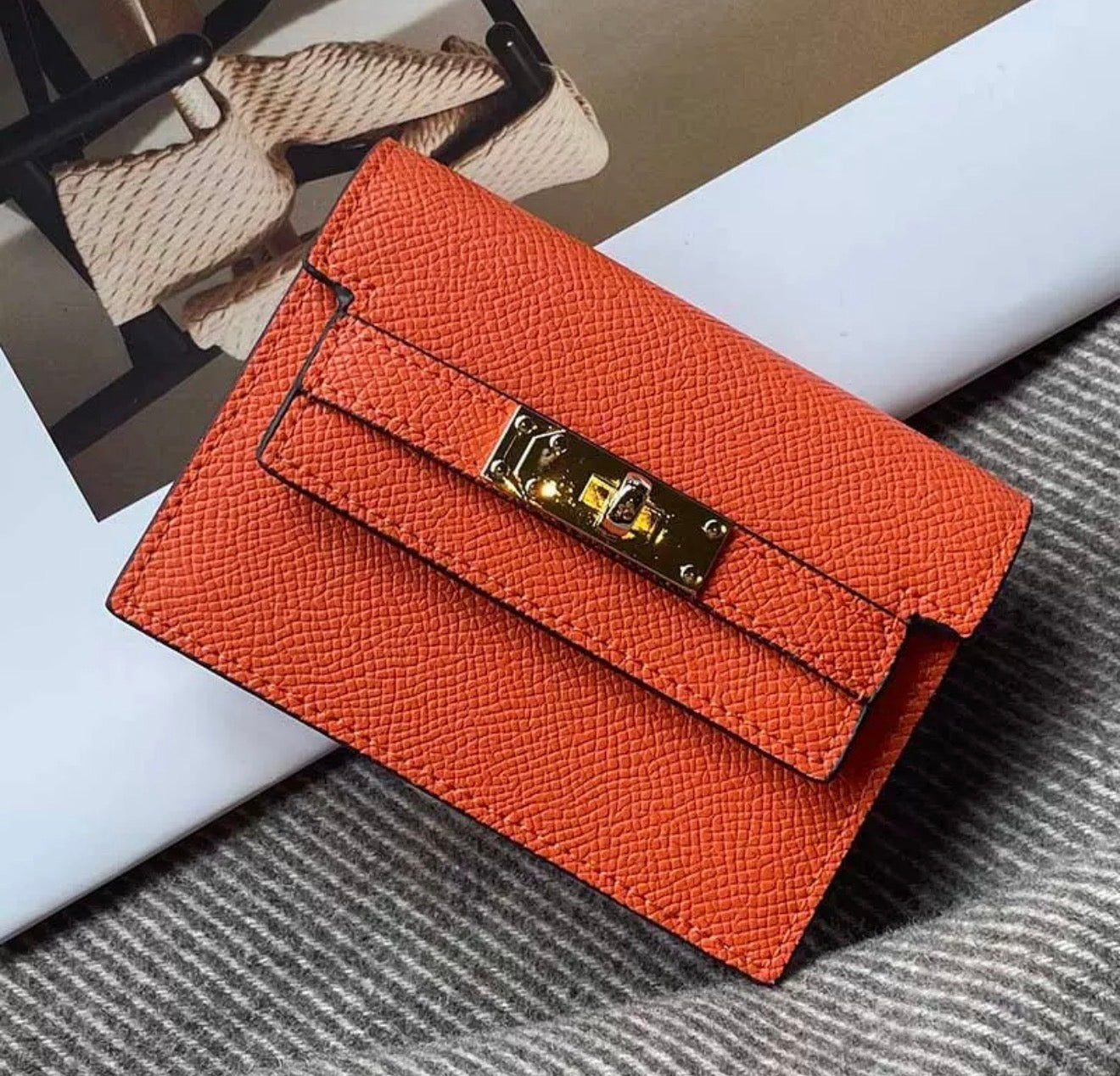 Porte-cartes "corail"