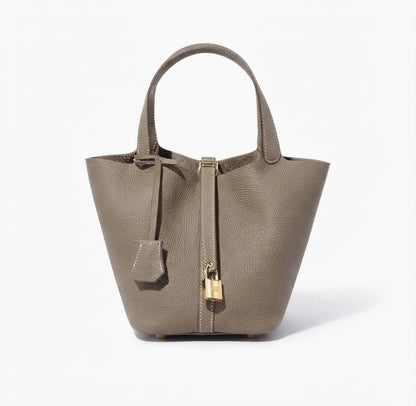 Sac cuir Moka "sable"